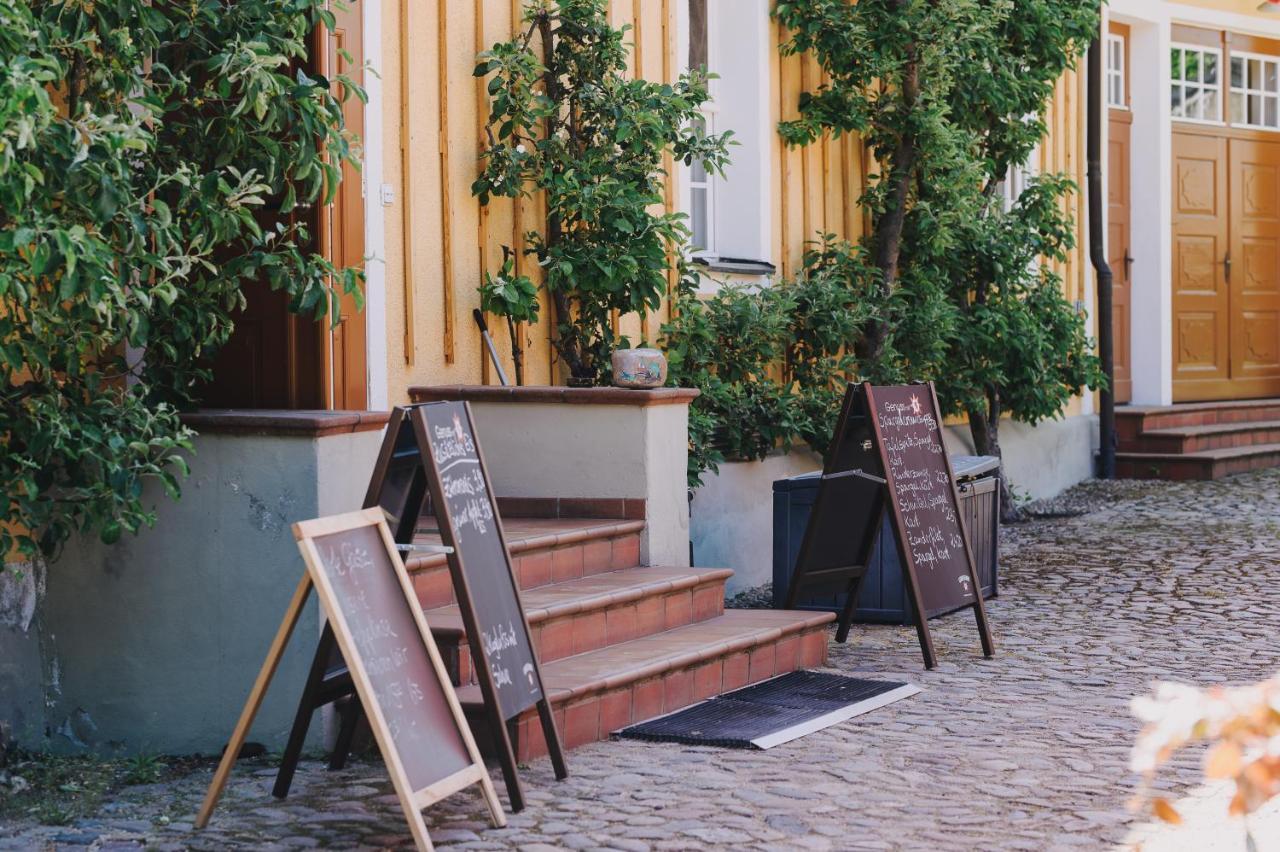 Gasthof Zum Hirsch Hotell Drehna Exteriör bild