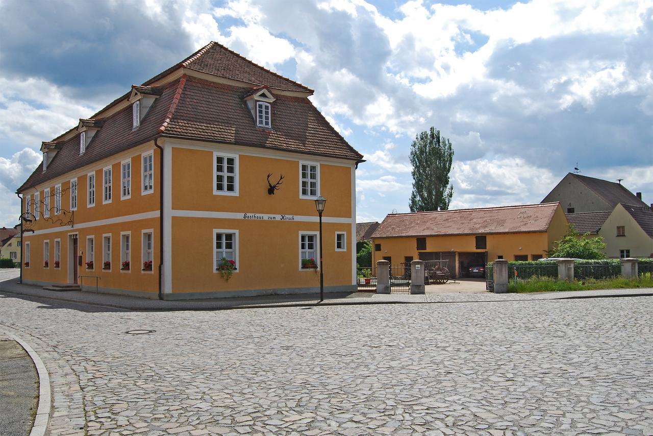 Gasthof Zum Hirsch Hotell Drehna Exteriör bild
